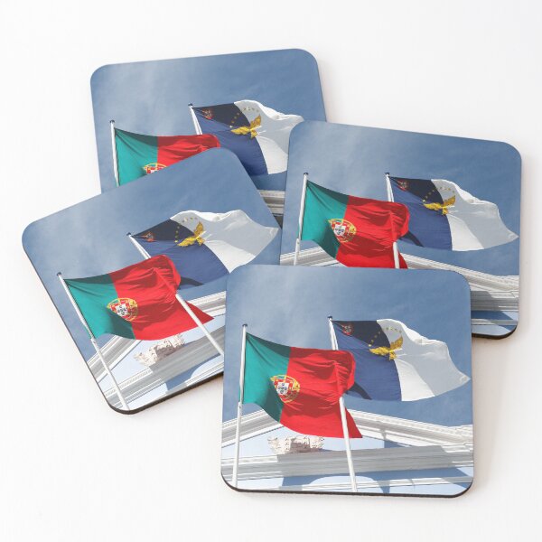 Item preview, Portugal and Azores flags designed and sold by Gaspar Avila.