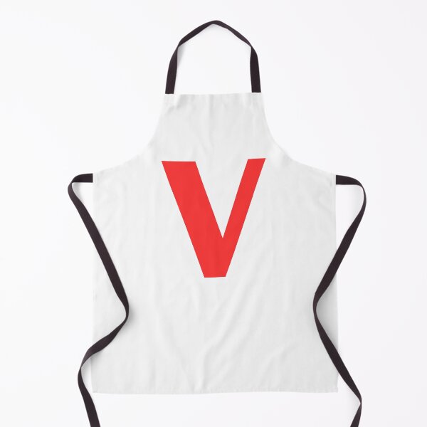 Item preview, Big Red Alphabet Letter V designed and sold by RobbiesMusic.