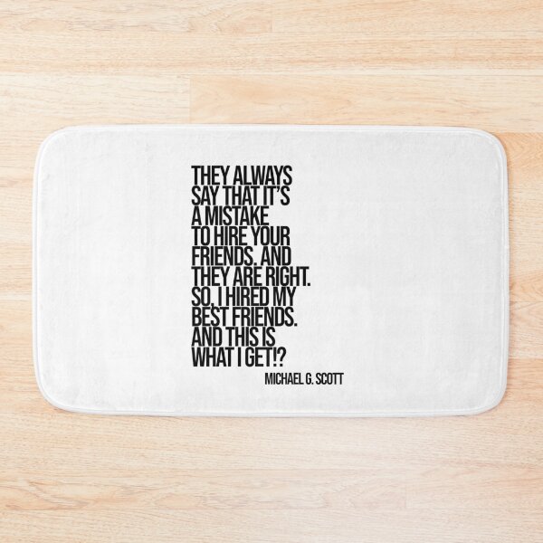 Item preview, Michael Scott The Office Funny Quote designed and sold by Enea Kelo.