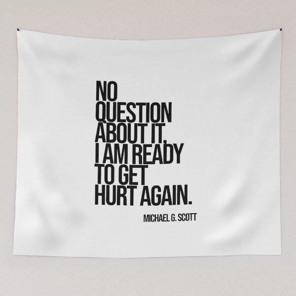 Item preview, Michael Scott The Office Funny Quote designed and sold by Enea Kelo.