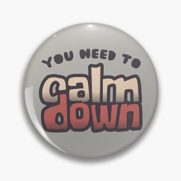 Item preview, 'YOU NEED TO CALM DOWN' Vintage Typography designed and sold by trepiu.