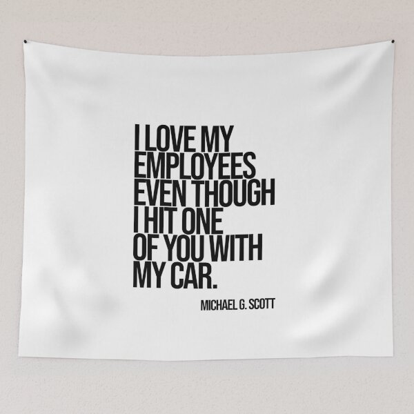 Item preview, Michael Scott The Office Funny Quote designed and sold by Enea Kelo.