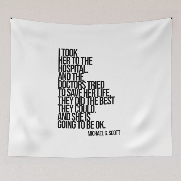 Item preview, Michael Scott The Office Funny Quote designed and sold by Enea Kelo.