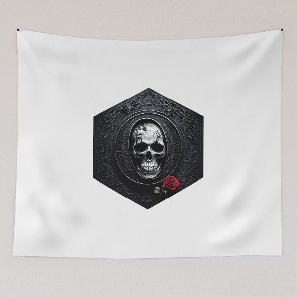 Item preview, Skull and Rose designed and sold by AbsoluteA.