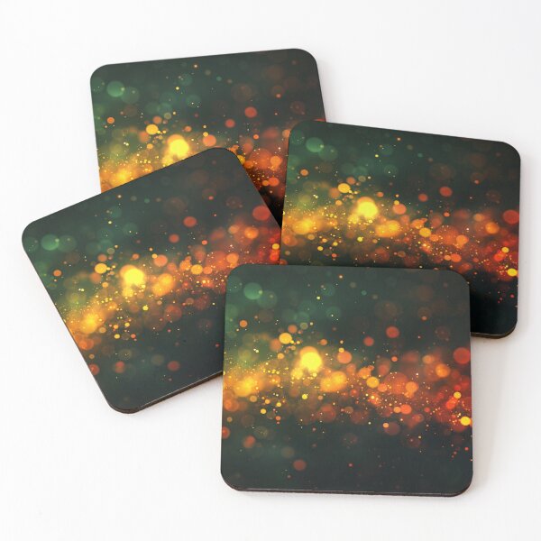 Item preview, Orange yellow And Green Bokeh designed and sold by KootenayDesigns.