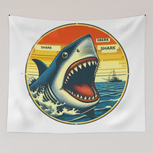 Item preview, Summer Dangerous shark ocean  designed and sold by Expressions-Sel.