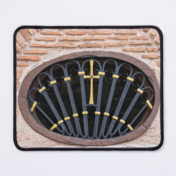 Item preview, Medieval Church Window with a Gold Cross designed and sold by Georgia Mizuleva.