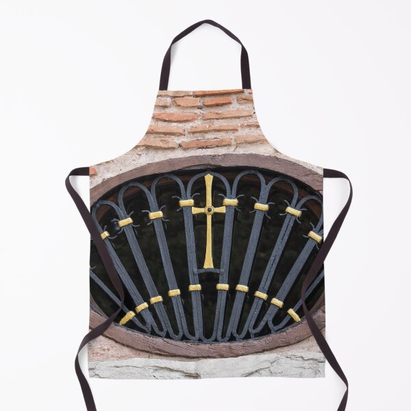 Item preview, Medieval Church Window with a Gold Cross designed and sold by Georgia Mizuleva.