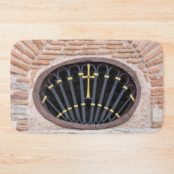 Item preview, Medieval Church Window with a Gold Cross designed and sold by Georgia Mizuleva.