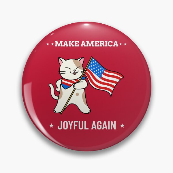 Item preview, Make America Joyful Again Pro Kamala Harris Cat designed and sold by sydney-syder.