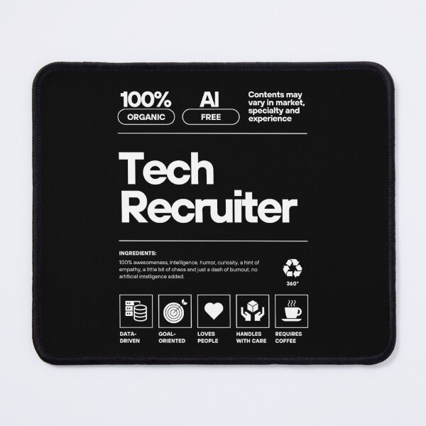 Item preview, Ingredients of a Tech Recruiter designed and sold by All The Hires.