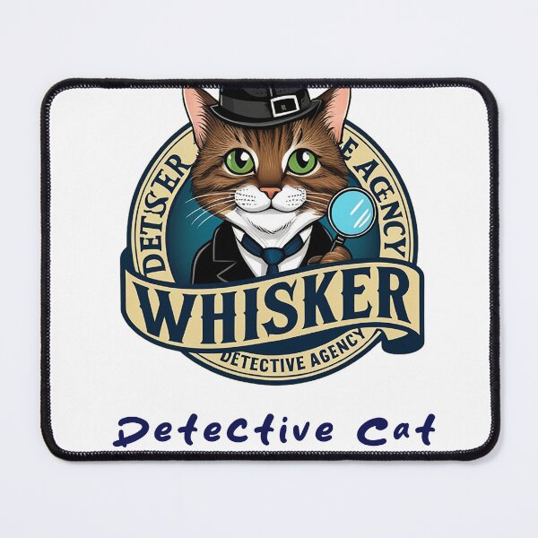 Item preview, Detective Cat Whisker 007 designed and sold by soislove.