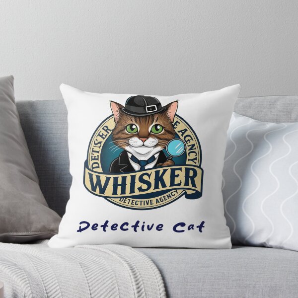 Item preview, Detective Cat Whisker 007 designed and sold by soislove.