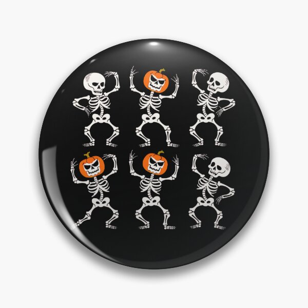Item preview, Halloween Dancing Skeletons Dance Challenge Pumpkins designed and sold by WildPalette-Art.