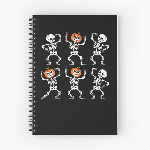 Item preview, Halloween Dancing Skeletons Dance Challenge Pumpkins designed and sold by WildPalette-Art.