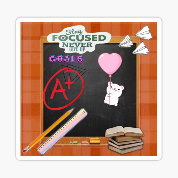 Item preview, Stay Focused School  designed and sold by BOSTONDesigngal.