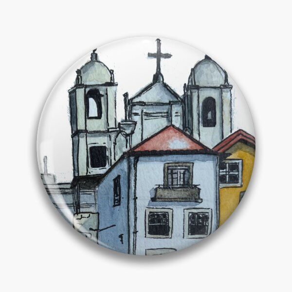 Item preview, Porto urban watercolour illustration  designed and sold by VikaArt.