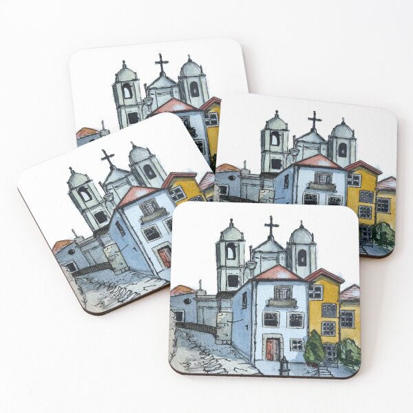 Item preview, Porto urban watercolour illustration  designed and sold by VikaArt.