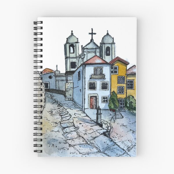 Item preview, Porto urban watercolour illustration  designed and sold by VikaArt.