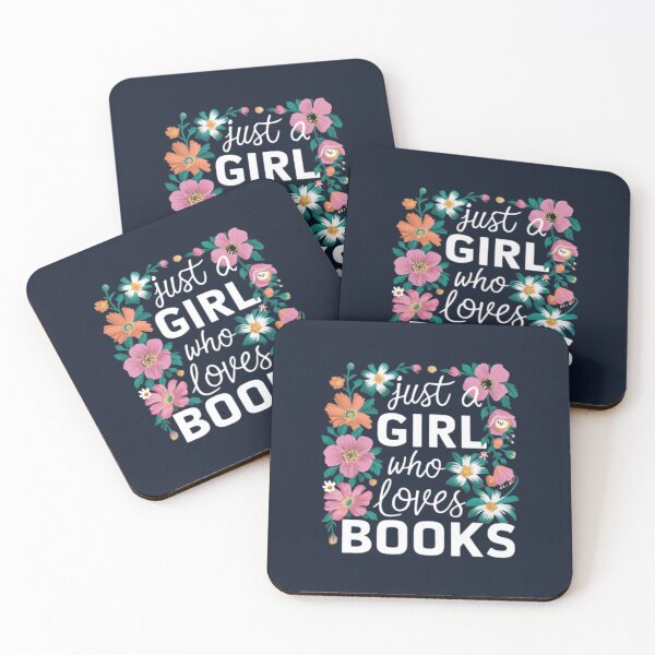 Item preview, Just a girl who loves books designed and sold by JustCrafted.