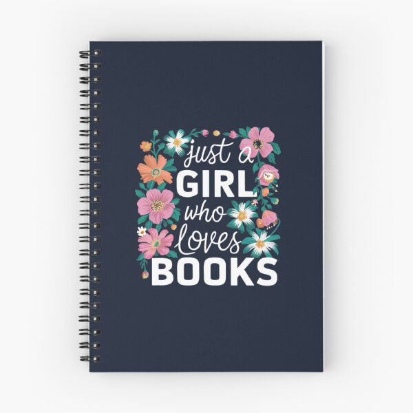 Item preview, Just a girl who loves books designed and sold by JustCrafted.