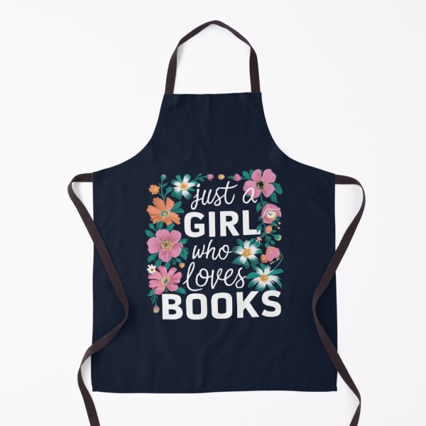 Item preview, Just a girl who loves books designed and sold by JustCrafted.