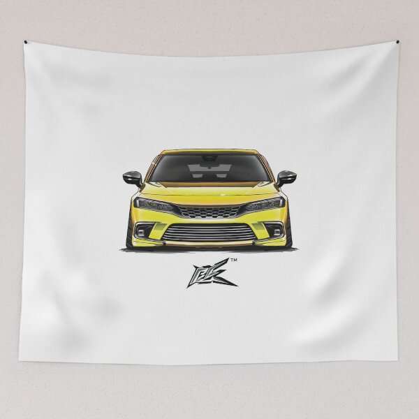 Item preview, civic fL5 yellow  designed and sold by NaquashM.