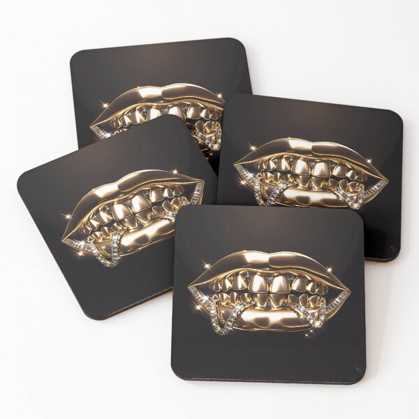 Item preview, “Golden Grin: Diamonds & Bling by Jewelers” designed and sold by Art-Vortex-fr.