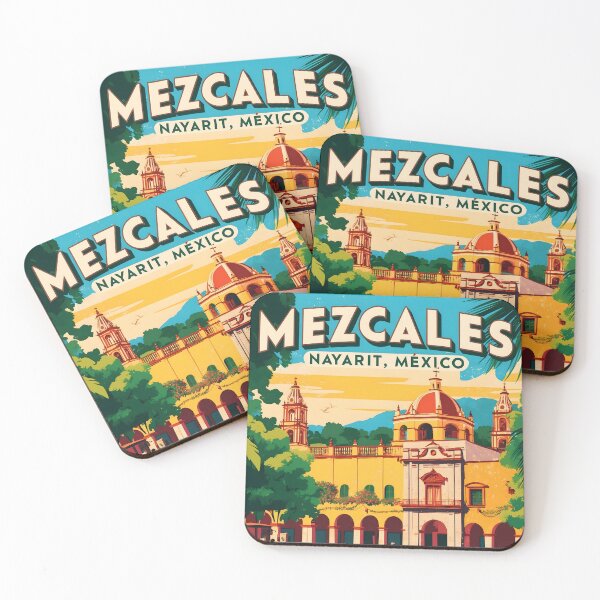Item preview, Mezcales Nayarit Vintage Travel Tourism  designed and sold by TravelersGems.