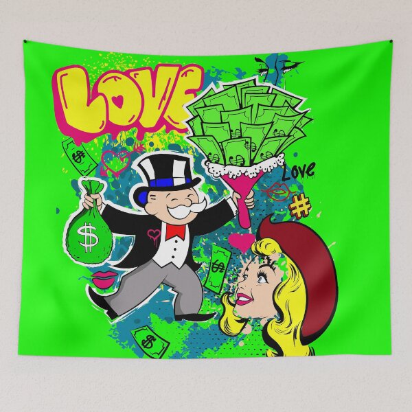 Item preview, Monopoly Romantic Gesture. Flower Money Romance designed and sold by DonVivaldo.