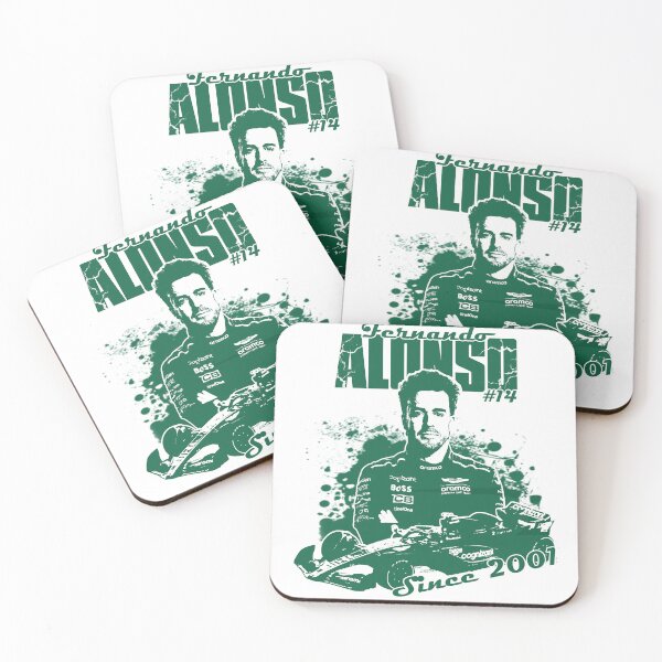 Item preview, Fernando  Alonso Grunge F1 Shirt Design designed and sold by TonsOfTunes.