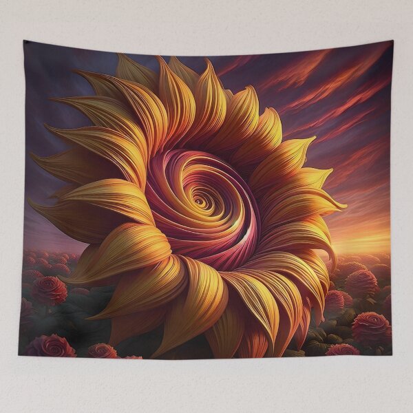 Item preview, Liquid Sunset Sunflower designed and sold by Euriruben.