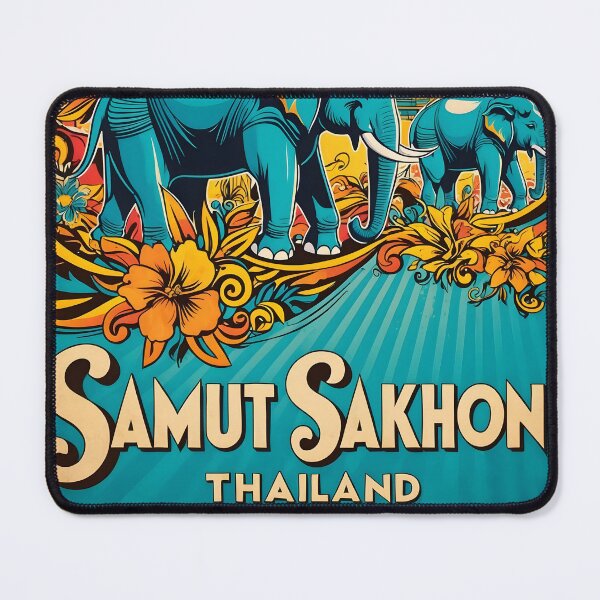 Item preview, Samut Sakhon Thani Thailand Vintage Travel Tourism designed and sold by TravelersGems.
