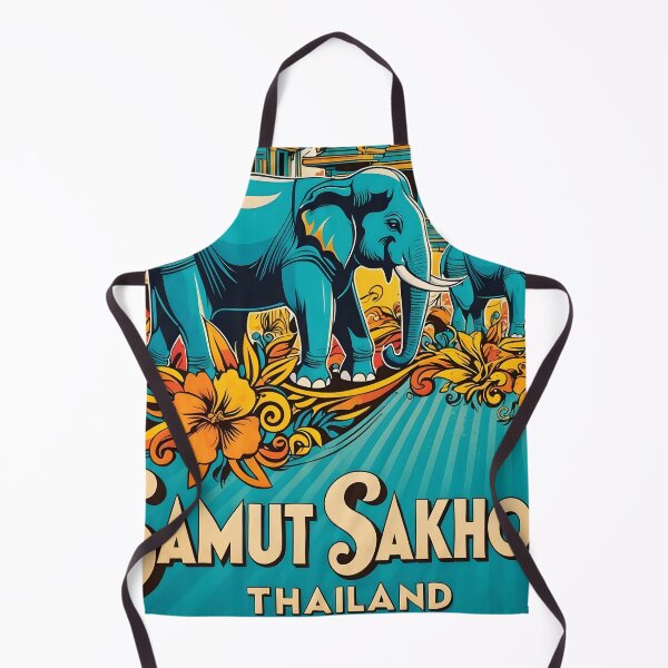 Item preview, Samut Sakhon Thani Thailand Vintage Travel Tourism designed and sold by TravelersGems.
