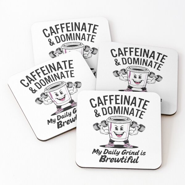 Item preview, Funny Coffee and Fitness Lovers Gym Workout Motivation designed and sold by BunBuntheDog-.