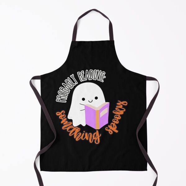 Item preview, Probably Reading Something Spooky Reading Ghost designed and sold by slicksquid.