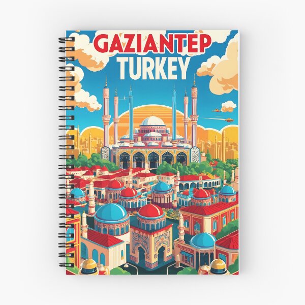 Item preview, Gaziantep Turkey Vintage Travel Tourism  designed and sold by TravelersGems.