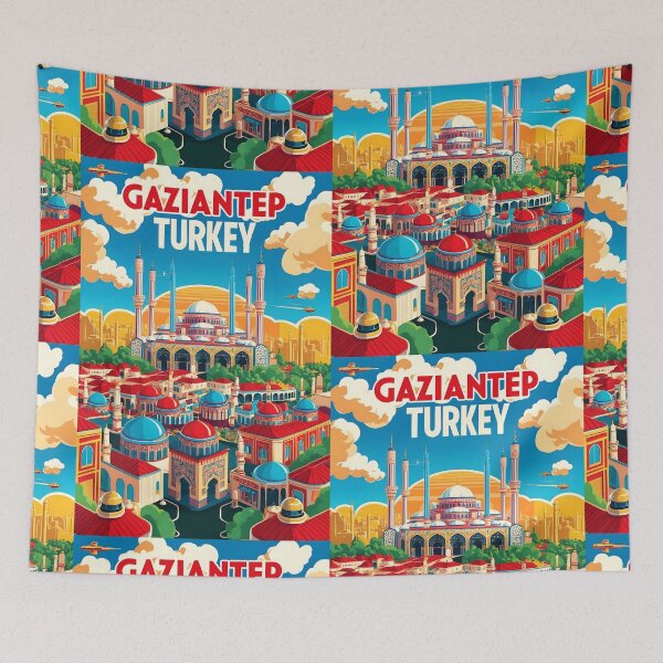 Item preview, Gaziantep Turkey Vintage Travel Tourism  designed and sold by TravelersGems.