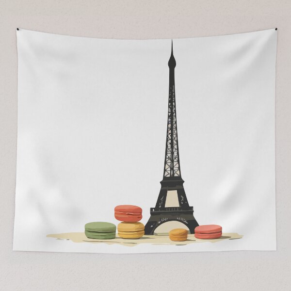 Item preview, Macarons parisinos con vistas: el deleite de la Torre Eiffel designed and sold by CrazySweets.