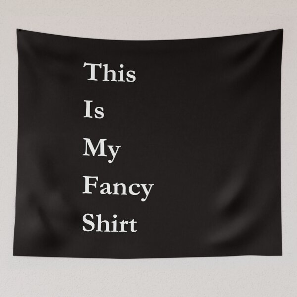 Item preview, This Is My Fancy Shirt Classic Black Tee designed and sold by GeekySexyCool.