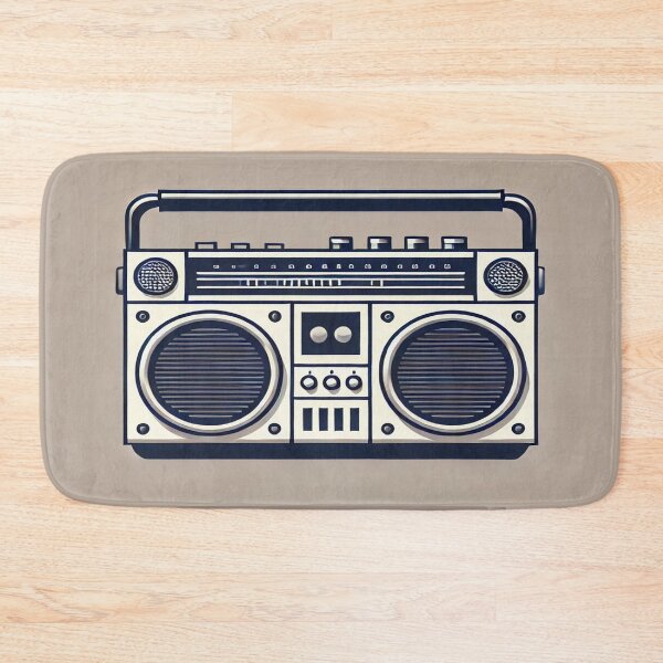 Item preview, Minimalist 80s Boom Box designed and sold by Genady.