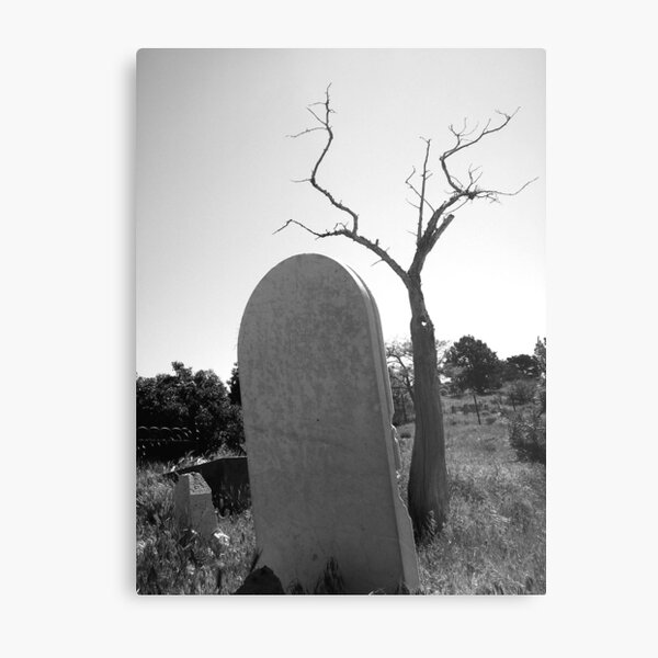 Tombstone Tree Metal Print