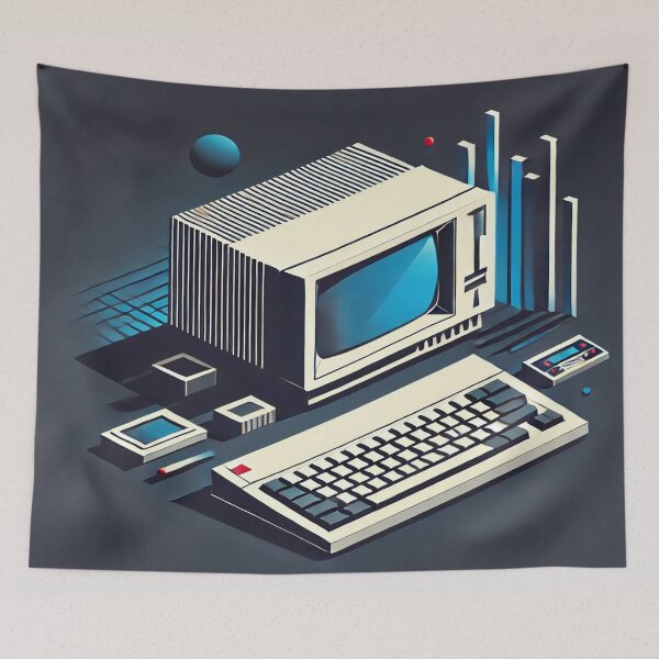 Item preview, Minimalist 80s Computer designed and sold by Genady.