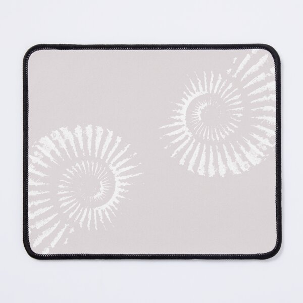 Item preview, ammonites white on pink blush designed and sold by LisaLeQuelenec.