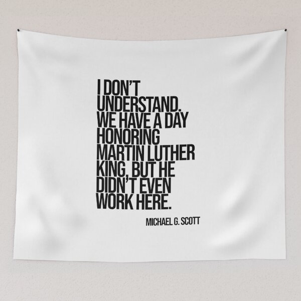 Item preview, Michael Scott The Office Funny Quote designed and sold by Enea Kelo.