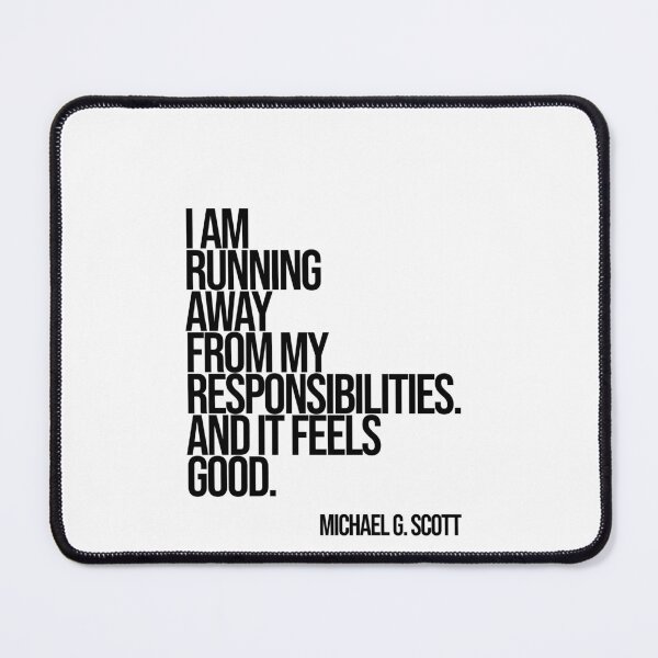 Item preview, Michael Scott The Office Funny Quote designed and sold by Enea Kelo.
