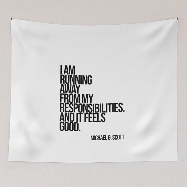 Item preview, Michael Scott The Office Funny Quote designed and sold by Enea Kelo.