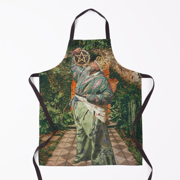 Item preview, Tarot King Pentacles Financial Success Garden Vintage designed and sold by SoulscapeStudio.