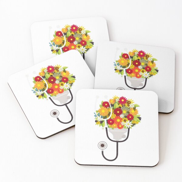 Item preview, Flower Stethoscope, osteopathic medicine  designed and sold by JustCrafted.