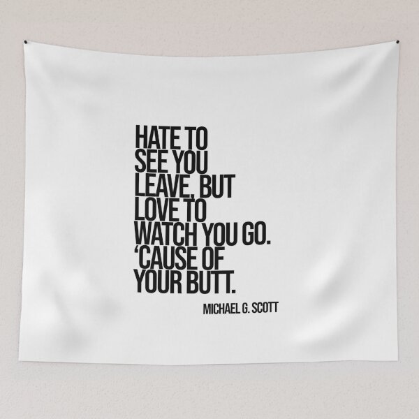 Item preview, Michael Scott The Office Funny Quote designed and sold by Enea Kelo.
